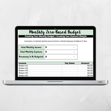 Load image into Gallery viewer, Zero-Based Budget Template - The Your Pretty Pennies Store